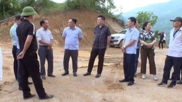 Đoàn Kiểm tra UBND tỉnh, kiểm tra dự án Hợp phần 3 - Cơ sở hạ tầng cho chuỗi giá trị nông nghiệp tại huyện Văn Quan