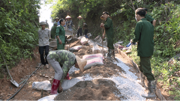 Hội Cựu Chiến binh xã Trấn Ninh chung sức xây dựng Nông thôn mới